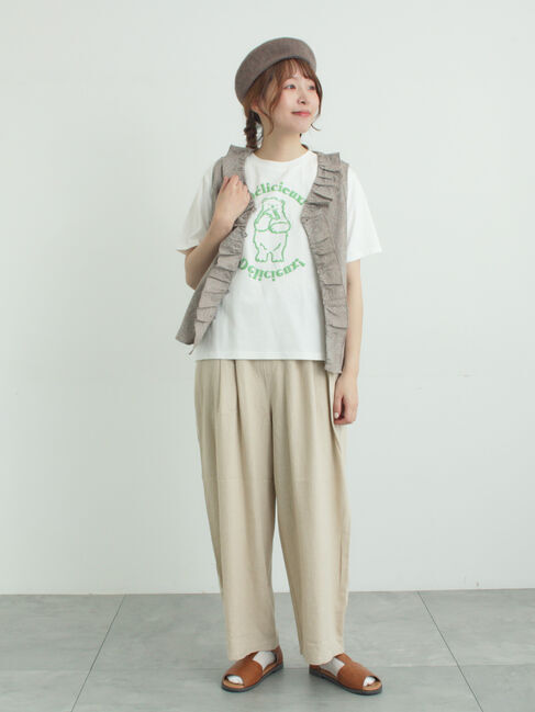 Samansa Mos2「【メルヘン&times;Samansa Mos2】発泡プリントTシャツ」|Tシャツ・カットソー|