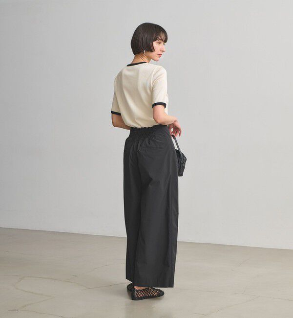 UNITED ARROWS「ティピカル イージー ワイドパンツ ‐はっ水 UVカット 防しわ ウォッシャブル‐」|スラックス|