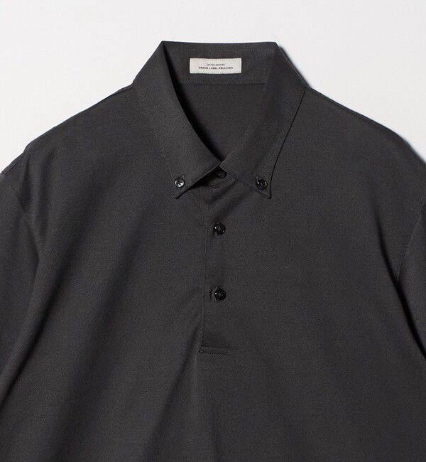 UNITED ARROWS green label relaxing「コットン ポリエステル ジャカード ナロー ボタンダウン ポロシャツ」|ポロシャツ|
