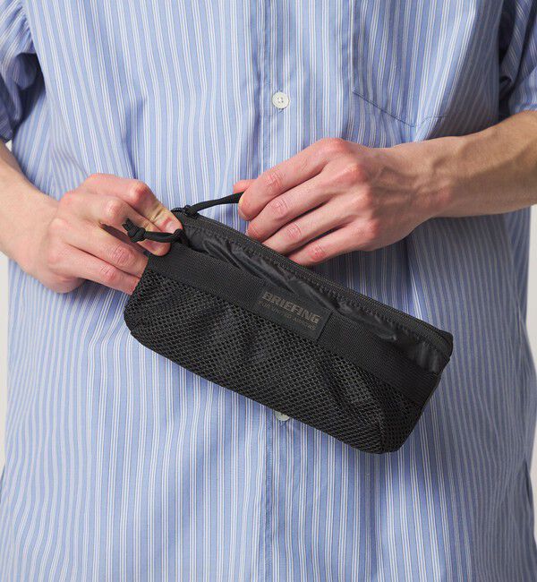 UNITED ARROWS「【別注】＜BRIEFING＞SOLID LIGHT FLAT POUCH ソリッド ライト フラット/ポーチ」|ポーチ|