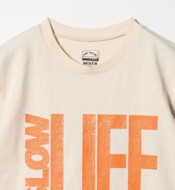 UNITED ARROWS「【別注】＜MIXTA＞SLOW LIFE Tシャツ NATURAL」|Tシャツ・カットソー|