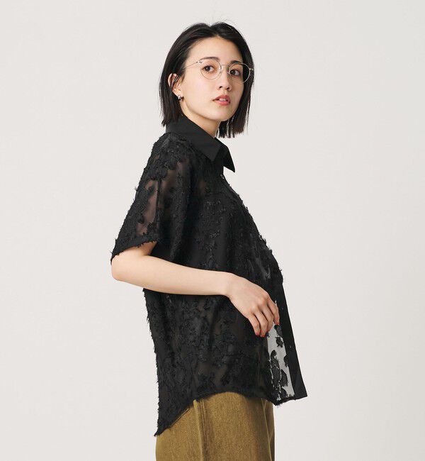 BEAUTY&YOUTH UNITED ARROWS「【別注】＜GHOSPELL＞フリンジ ショートスリーブ シャツ」|シャツ・ブラウス|