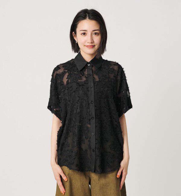 BEAUTY&YOUTH UNITED ARROWS「【別注】＜GHOSPELL＞フリンジ ショートスリーブ シャツ」|シャツ・ブラウス|