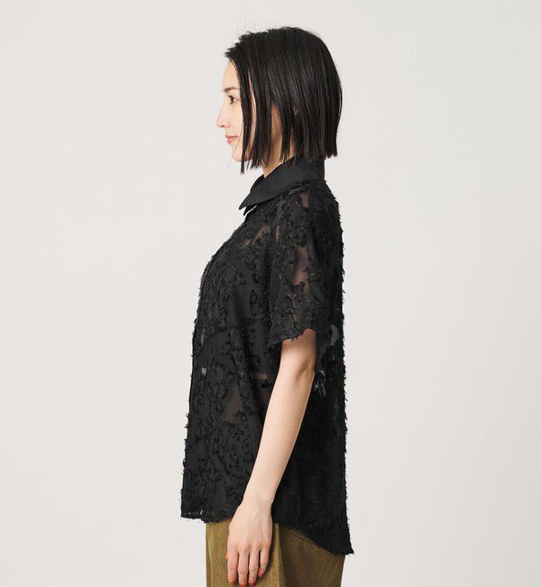 BEAUTY&YOUTH UNITED ARROWS「【別注】＜GHOSPELL＞フリンジ ショートスリーブ シャツ」|シャツ・ブラウス|