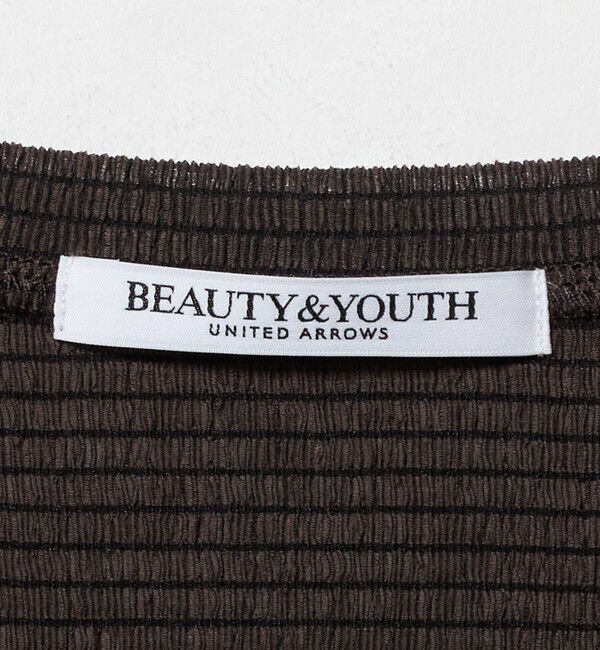 BEAUTY&YOUTH UNITED ARROWS「シャーリング コンパクト ボーダー Tシャツ」|Tシャツ・カットソー|