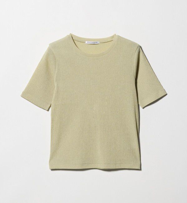 BEAUTY&YOUTH UNITED ARROWS「シャーリング コンパクト ボーダー Tシャツ」|Tシャツ・カットソー|BEIGE