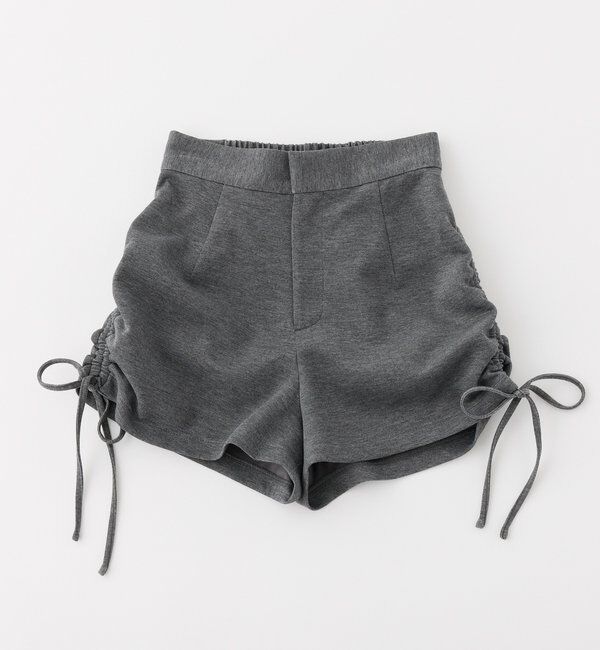  「サイドドロストショートパンツ」|その他|チャコールグレー