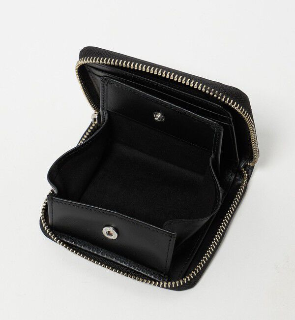 UNITED ARROWS green label relaxing「GLR イタリアンレザー ラウンドジップ ミニウォレット 財布」|財布|