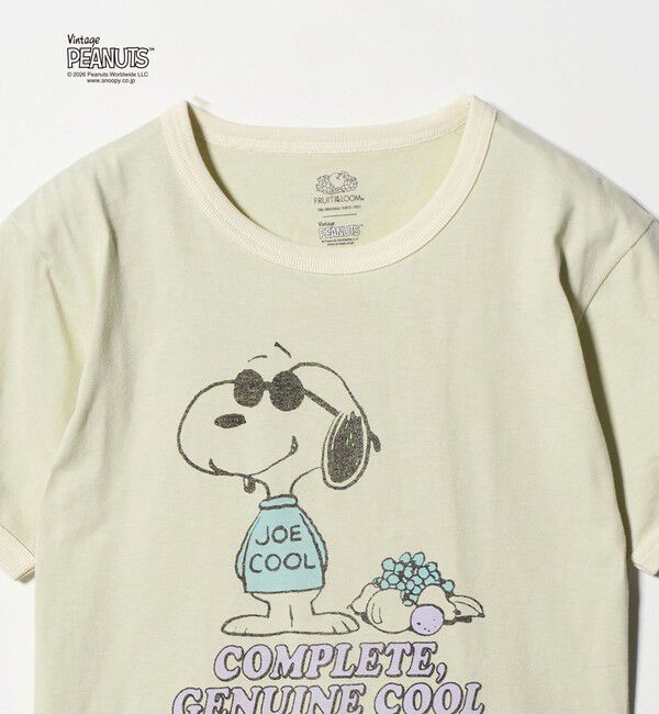 UNITED ARROWS green label relaxing「【別注】＜FRUIT OF THE LOOM &times; PEANUTS＞リンガーTシャツ / キッズ  140cm-150cm」|Tシャツ・カットソー|