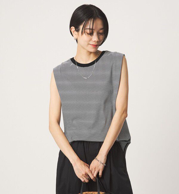 UNITED ARROWS green label relaxing「ショルダータック ノースリーブ プルオーバー カットソー」|Tシャツ・カットソー|その他1