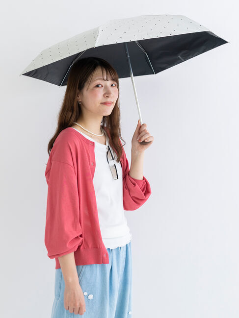 Samansa Mos2「【Wpc.&times;Samansa Mos2】コンパクト日傘」|その他|ホワイト