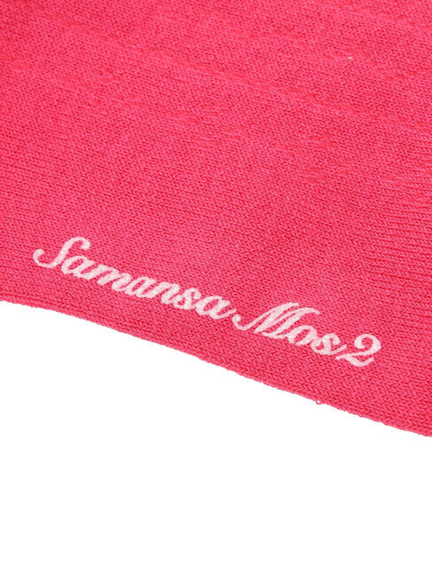 Samansa Mos2「シアーダイヤ柄ソックス」|ソックス|