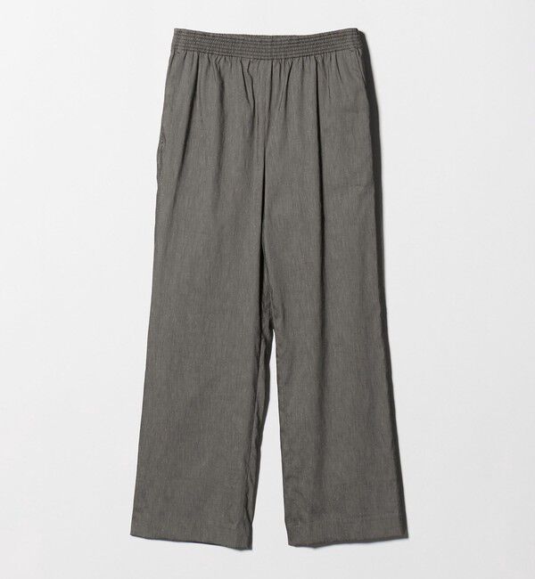 UNITED ARROWS「NALYA クロップドパンツ」|スラックス|DK.GRAY