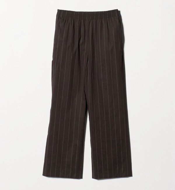 UNITED ARROWS「NALYA クロップドパンツ」|スラックス|DK.BROWN