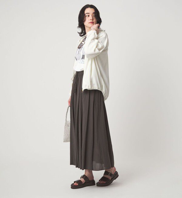 UNITED ARROWS green label relaxing「シアー フーディ ブルゾン マシンウォッシャブル UVカット 通気性」|ブルゾン・スタジャン|