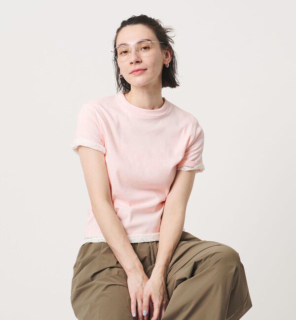 BEAUTY&YOUTH UNITED ARROWS「オーガニックコットン Tシャツ」|Tシャツ・カットソー|PINK