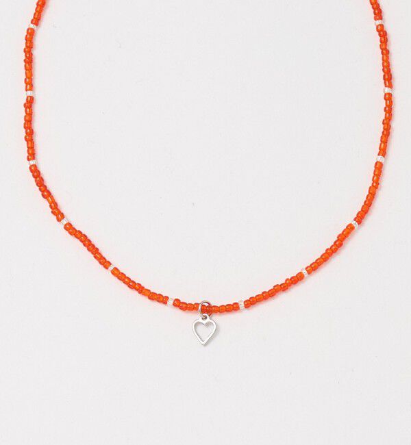 BEAUTY&YOUTH UNITED ARROWS「カラービーズ ネックレス」|ネックレス|RED