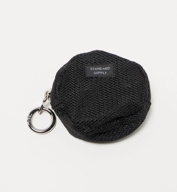 BEAUTY&YOUTH UNITED ARROWS「【別注】＜STANDARD SUPPLY＞ラウンド チャーム ポーチ」|ポーチ|BLACK