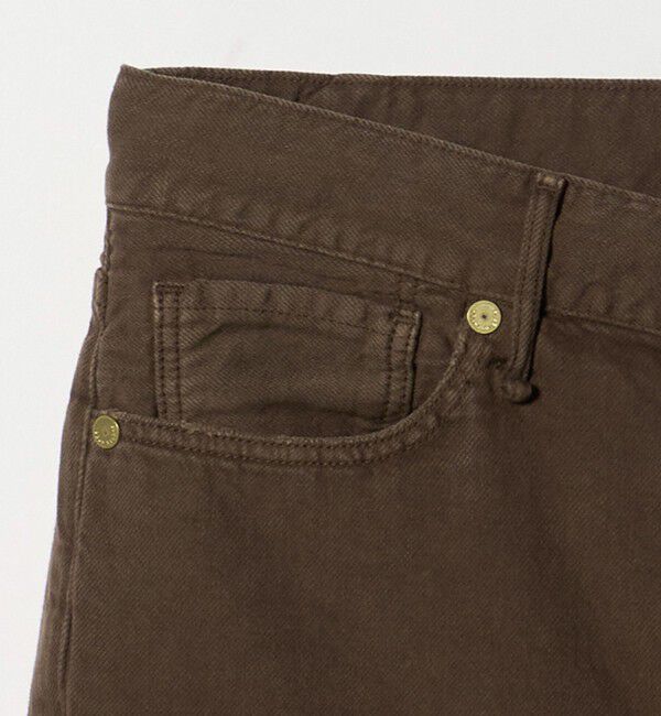 BEAUTY&YOUTH UNITED ARROWS「【別注】＜upper hights＞THE NIECE MID RISE ライトオンス デニムパンツ/ミディアムブラウン」|デニム|