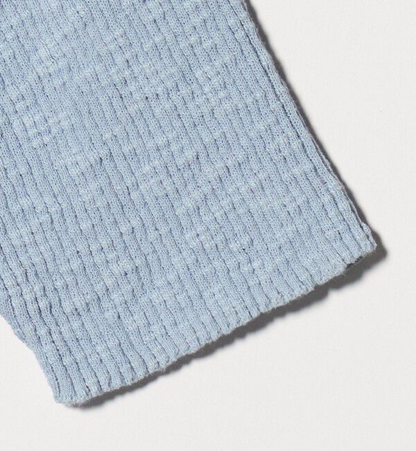 BEAUTY&YOUTH UNITED ARROWS「麻ブレンド スラブ フロントボタン ショートスリーブ カーディガン ウォッシャブル」|カーディガン|