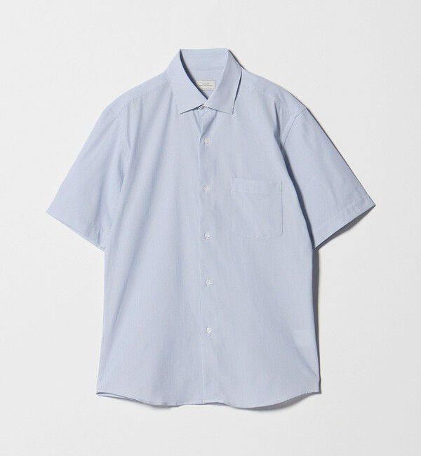 UNITED ARROWS green label relaxing「ポリエステル ラッカン ストライプ スタンダード スナップ ボタンダウン 半袖 シャツ -ストレッチ・イージ」|シャツ・ブラウス|ROYAL