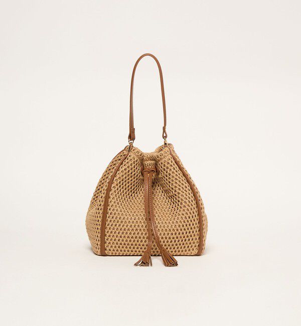 UNITED ARROWS green label relaxing「2WAY シートドロスト バッグ / ショルダーバッグ」|かごバッグ|BEIGE