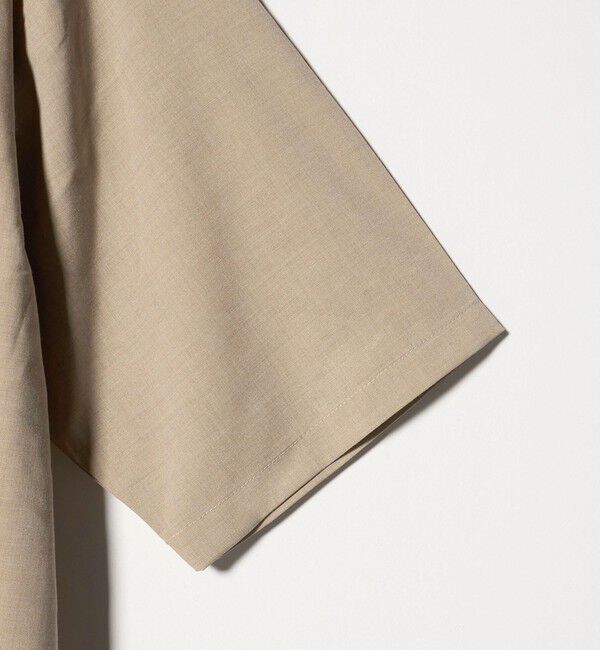 UNITED ARROWS green label relaxing「【WEB限定】JUST fit ウールライク ボックス シルエット 半袖 シャツ」|シャツ・ブラウス|