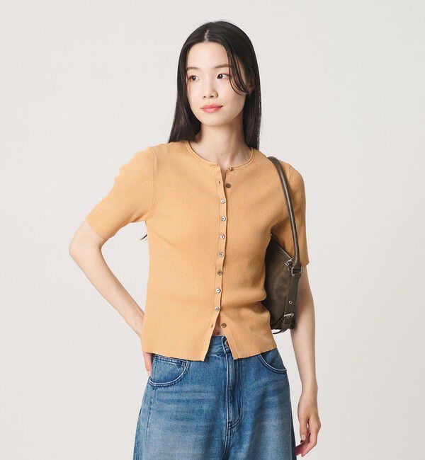 BEAUTY&YOUTH UNITED ARROWS「スパンコール ハーフスリーブ ２WAYカーディガン ウォッシャブル」|カーディガン|SHERBET