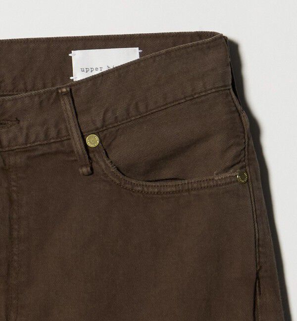BEAUTY&YOUTH UNITED ARROWS「【別注】＜upper hights＞THE NIECE MID RISE ライトオンス デニムパンツ/ミディアムブラウン」|デニム|