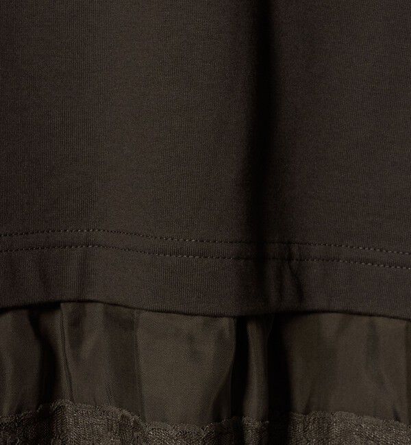 BEAUTY&YOUTH UNITED ARROWS「レースドッキング ショートスリーブ Tシャツ」|Tシャツ・カットソー|