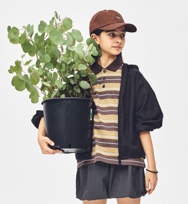 UNITED ARROWS green label relaxing「【スタメンシリーズ】ボーダー ポロシャツ  / キッズ  100cm-160cm」|Tシャツ・カットソー|MD.BROWN