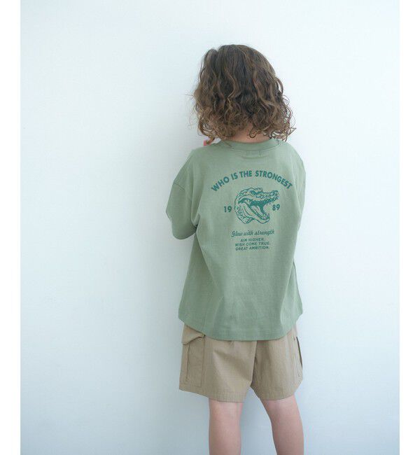 UNITED ARROWS green label relaxing「【WEB限定】アニマルプリント Tシャツ/ キッズ 100cm-160cm」|Tシャツ・カットソー|OLIVE