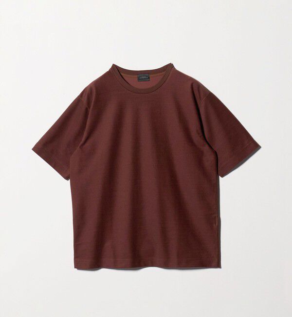UNITED ARROWS green label relaxing「ポリエステル ウール ツイル インレー 半袖 Tシャツ カットソー」|Tシャツ・カットソー|MD.BROWN