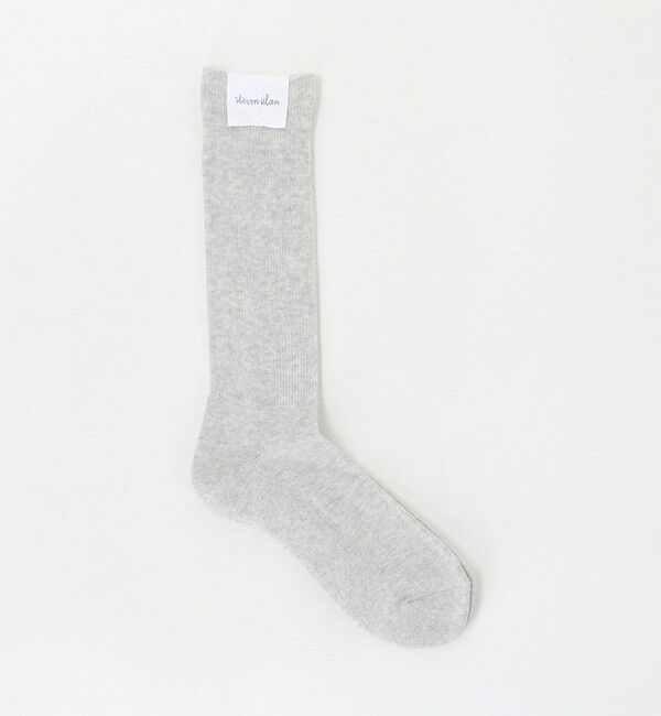 STEVEN ALAN「＜Steven Alan＞ ミドル ホーズ パイル ソックス」|ソックス|LT.GRAY