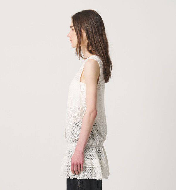 ATTISESSION「＜ATTISESSION＞レース カシュクール ブラウス」|Tシャツ・カットソー|