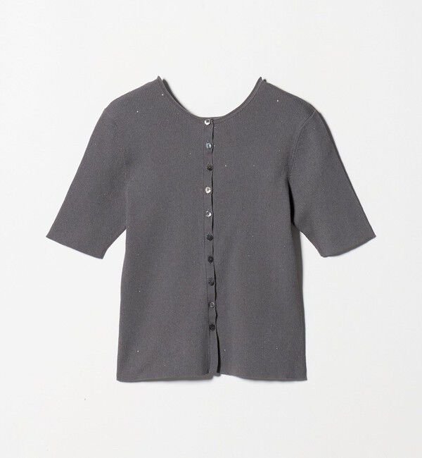 BEAUTY&YOUTH UNITED ARROWS「スパンコール ハーフスリーブ ２WAYカーディガン ウォッシャブル」|カーディガン|