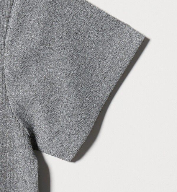 BEAUTY&YOUTH UNITED ARROWS「【WEB限定】リブショートスリーブ カットソーワンピース」|ワンピース|
