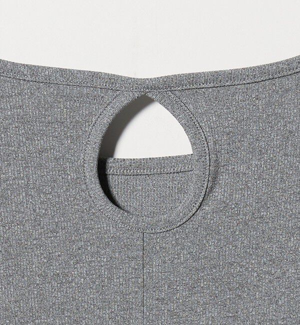 BEAUTY&YOUTH UNITED ARROWS「【WEB限定】リブショートスリーブ カットソーワンピース」|ワンピース|