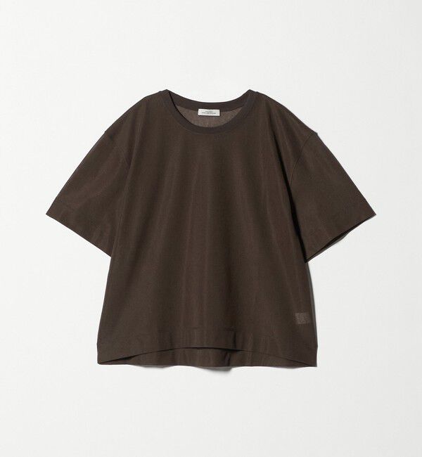 UNITED ARROWS green label relaxing「シアー メッシュ クルーネック プルオーバー カットソー」|Tシャツ・カットソー|DK.BROWN
