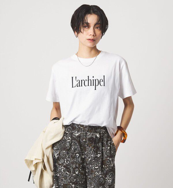 UNITED ARROWS green label relaxing「ロゴ ショートスリーブ Tシャツ」|Tシャツ・カットソー|
