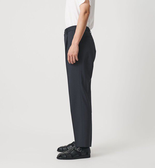 BEAUTY&YOUTH UNITED ARROWS「ASTY 1プリーツ スラックス NO.5 セットアップ対応」|チノ|