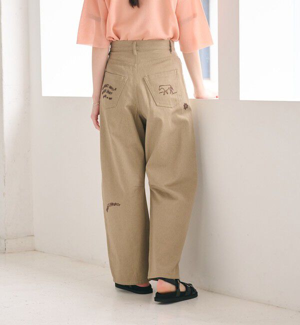 BEAUTY&YOUTH UNITED ARROWS「ドローイング エンブロイダリー 5ポケットパンツ」|その他|