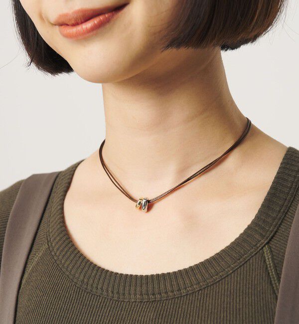 BEAUTY&YOUTH UNITED ARROWS「リング コード チョーカー」|ネックレス|MD.BROWN