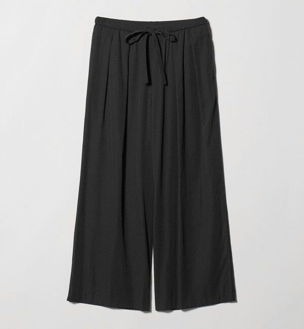 BEAUTY&YOUTH UNITED ARROWS「ドット パイピング ワイド イージーパンツ ウォッシャブル」|その他|BLACK