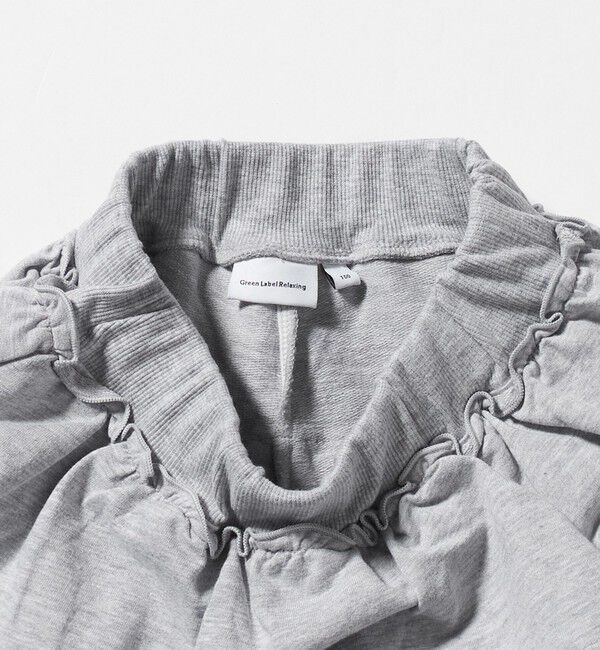 UNITED ARROWS green label relaxing「ミニ裏毛 フリル キュロット（グレー）100cm-130cm」|その他|