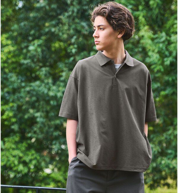 UNITED ARROWS green label relaxing「【別注】＜DAIWA＞半袖 ポロシャツ」|ポロシャツ|MD.GRAY