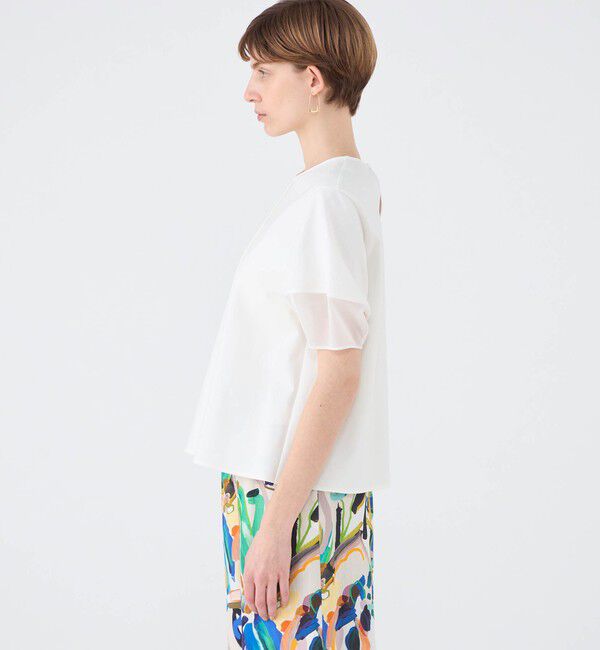 Ballsey「ジャージーコンビ ランタンスリーブプルオーバー」|Tシャツ・カットソー|