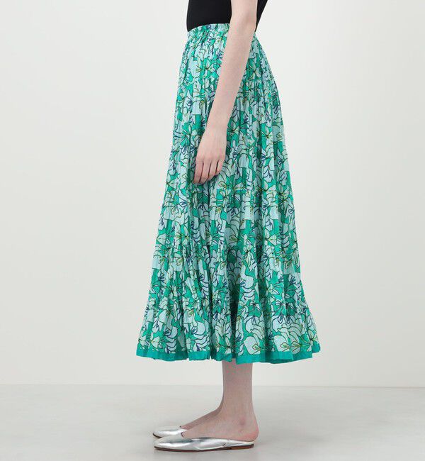 TOMORROWLAND BUYING WEAR「【WEB先行予約・別注】MARIHA Flower Poem 草原の虹のスカート」|フレア|