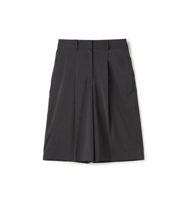 Ballsey「【WEB先行予約】ポリエステルツイル ハーフクロップドパンツ」|その他|17 チャコールグレー
