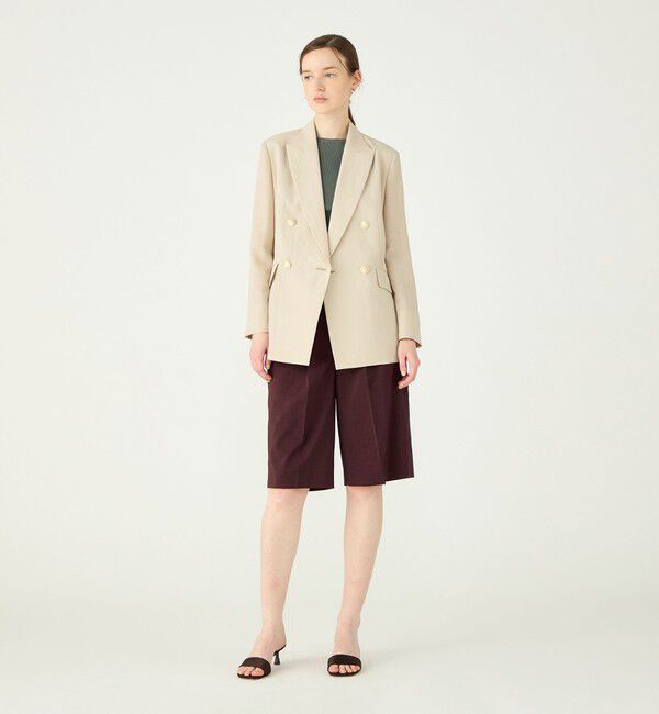 Ballsey「【WEB先行予約】ポリエステルツイル ハーフクロップドパンツ」|その他|